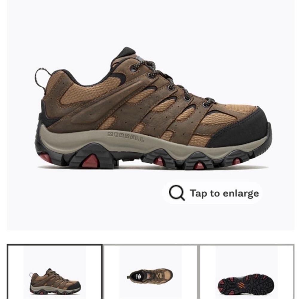 Merrell Women's Tan and Black Athletic Shoes